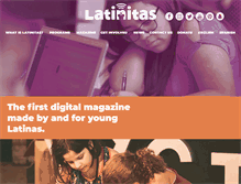 Tablet Screenshot of latinitasmagazine.org